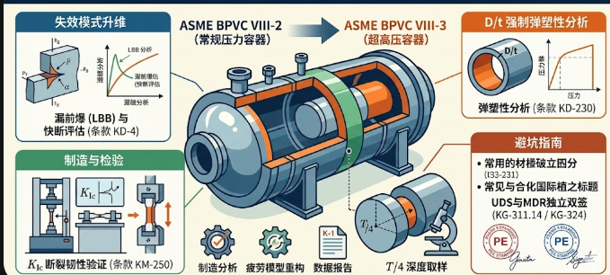 ASME BPVC VIII-3 2025版高压容器合规转换与设计要点