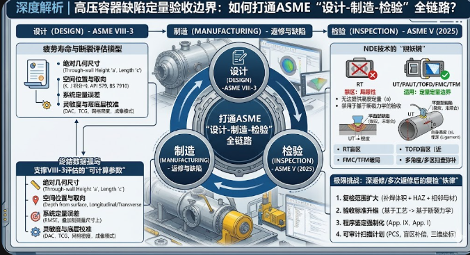 高压容器缺陷定量验收边界：ASME设计、制造与检验链路